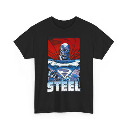 Steel T-Shirt - Superman Family - Reign of the Supermen - John Henry Irons - Steelworks - DC Comics