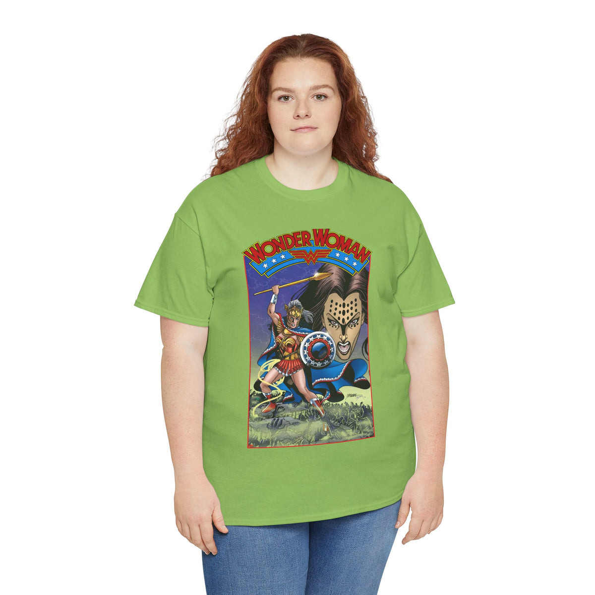 Wonder Woman T-Shirt - George Perez Art - Cheetah, 1980s - DC Comics