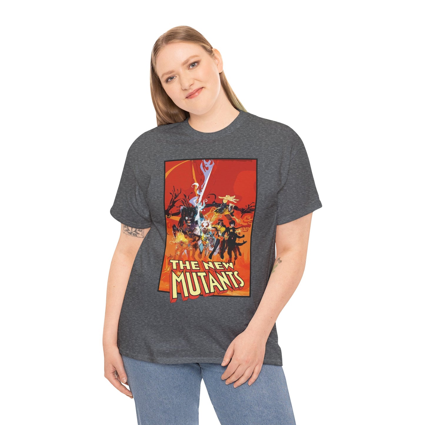 New Mutants T-Shirt - Bill Sienkiewicz Art - Marvel Comics - Magik, Warlock, Cannonball, Wolsbane, Sunspot