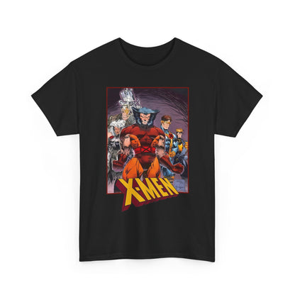 X-Men T-Shirt - While Portacio Art - Wolverine, Cyclops, Storm, Cable, Havok - Marvel Comics