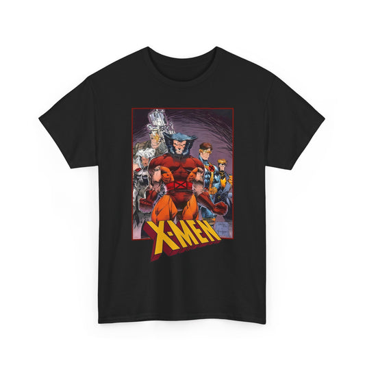 X-Men T-Shirt - While Portacio Art - Wolverine, Cyclops, Storm, Cable, Havok - Marvel Comics