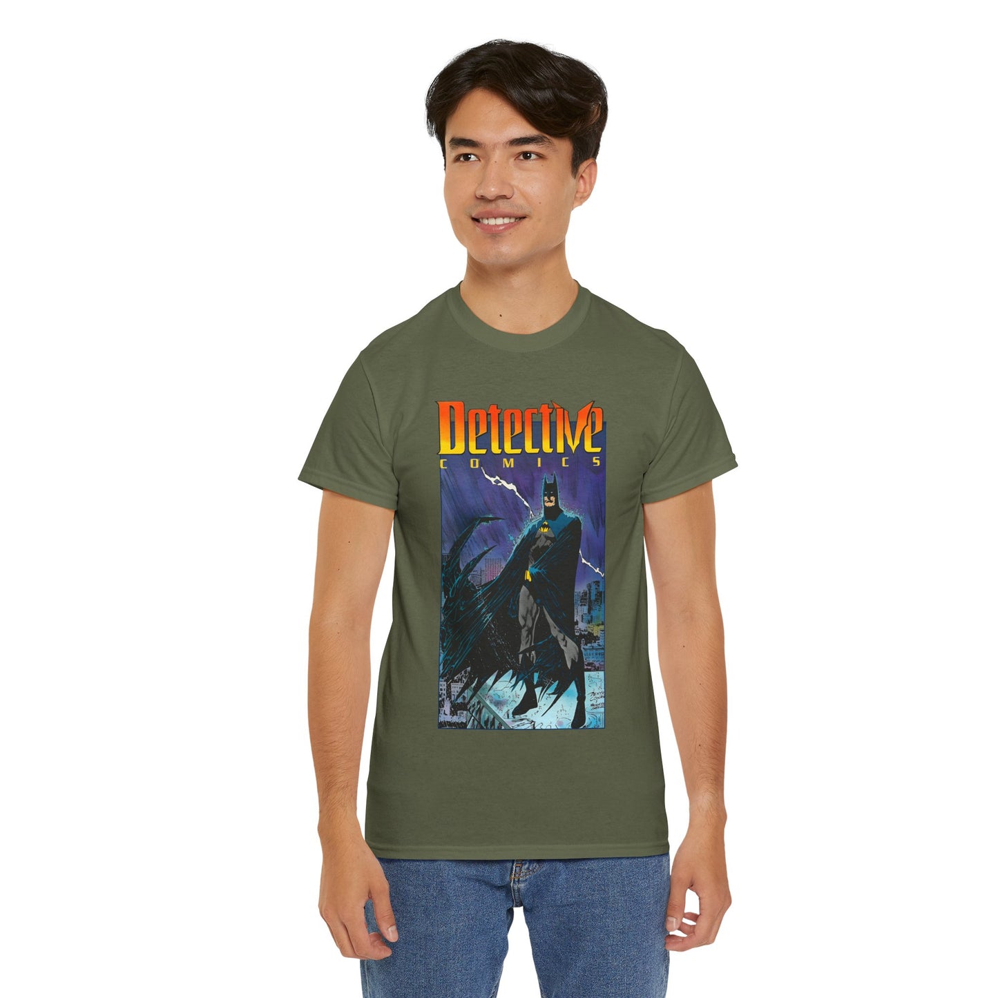 Detective Comics T-Shirt - #600 Cover Denys Cowan Art - Gotham City, Dark Knight, Batman - DC Comics