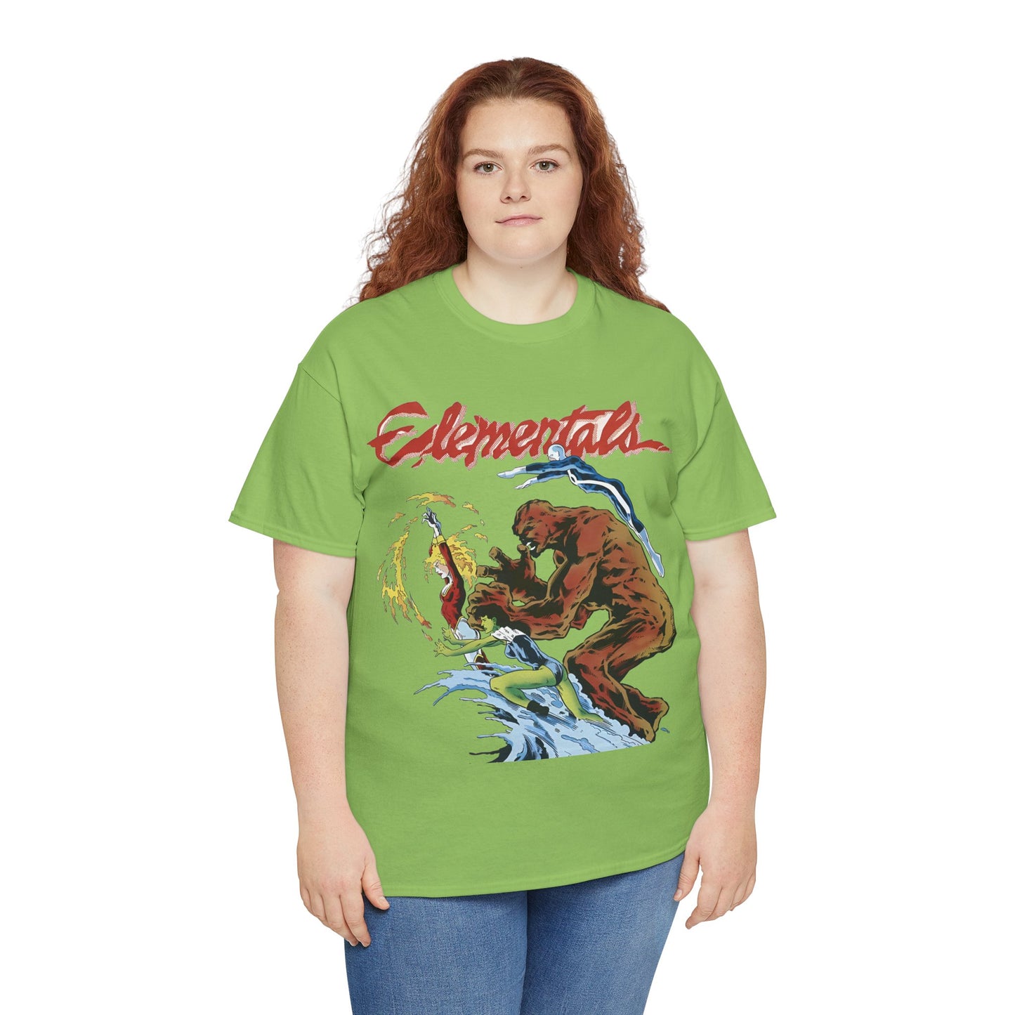 Elementals T-Shirt - Morningstar, Vortex, Fathom, Monolith - Comico Comics