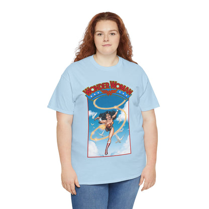 Wonder Woman T-Shirt - George Perez Art - Post-Crisis 1980s Retro Graphic - Themyscira - DC Comics