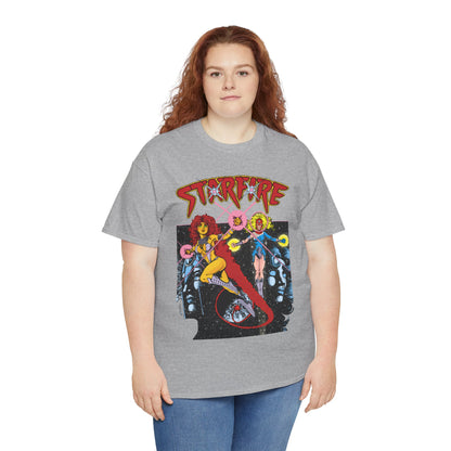 Starfire & Harbinger T-Shirt - George Perez Art - Teen Titans Spotlight #19 Cover - DC Comics