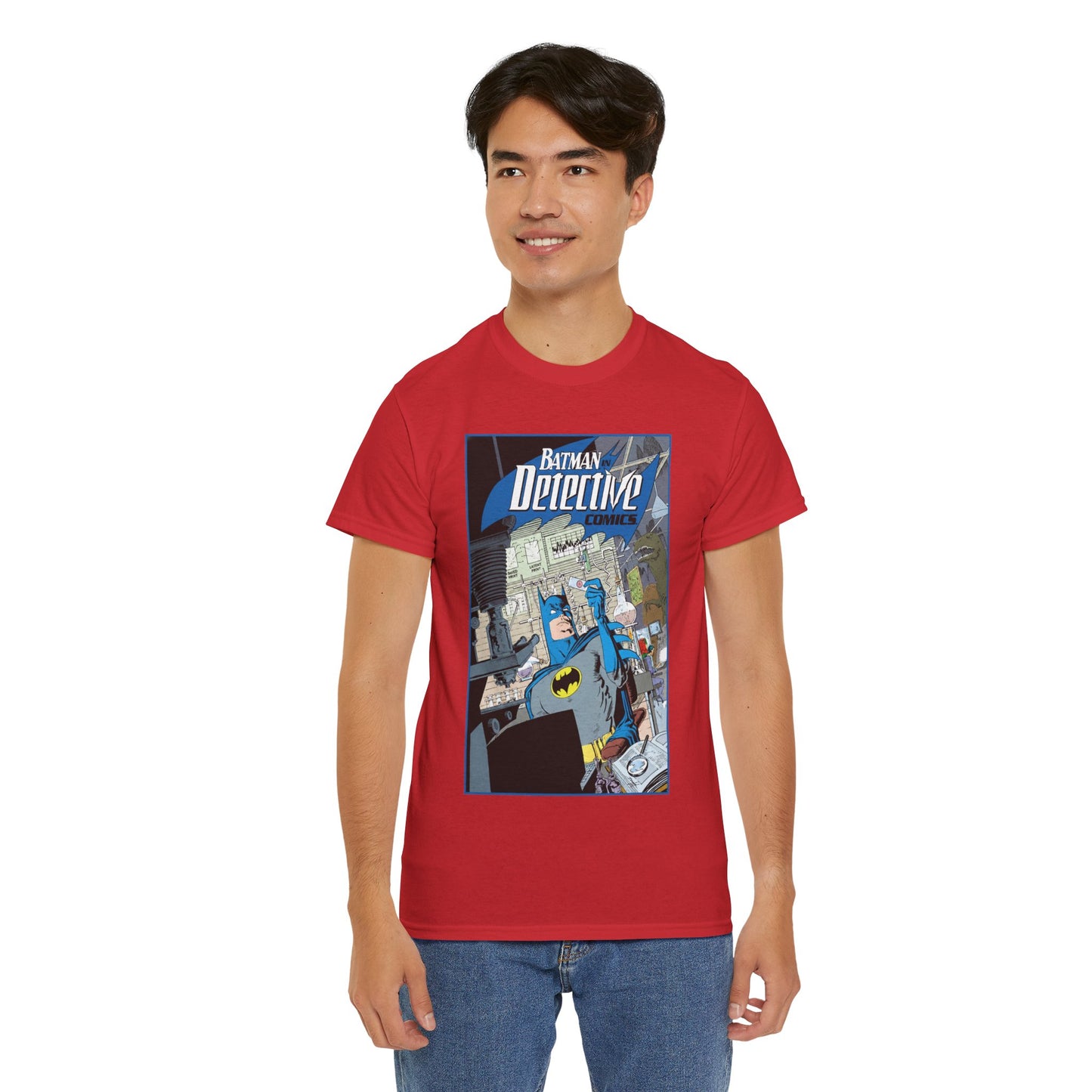 Detective Comics #619 T-Shirt - Norm Breyfogle Art - Batman in His Lab - DC Comics