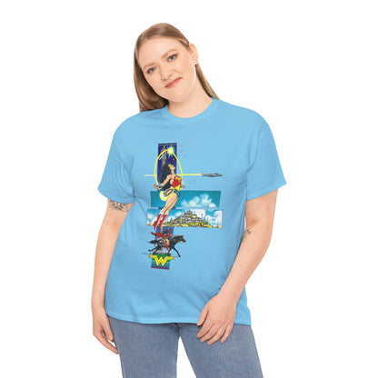 Wonder Woman T-Shirt - George Perez Art - From History of the DC Universe Series - Themyscira - DC Comics