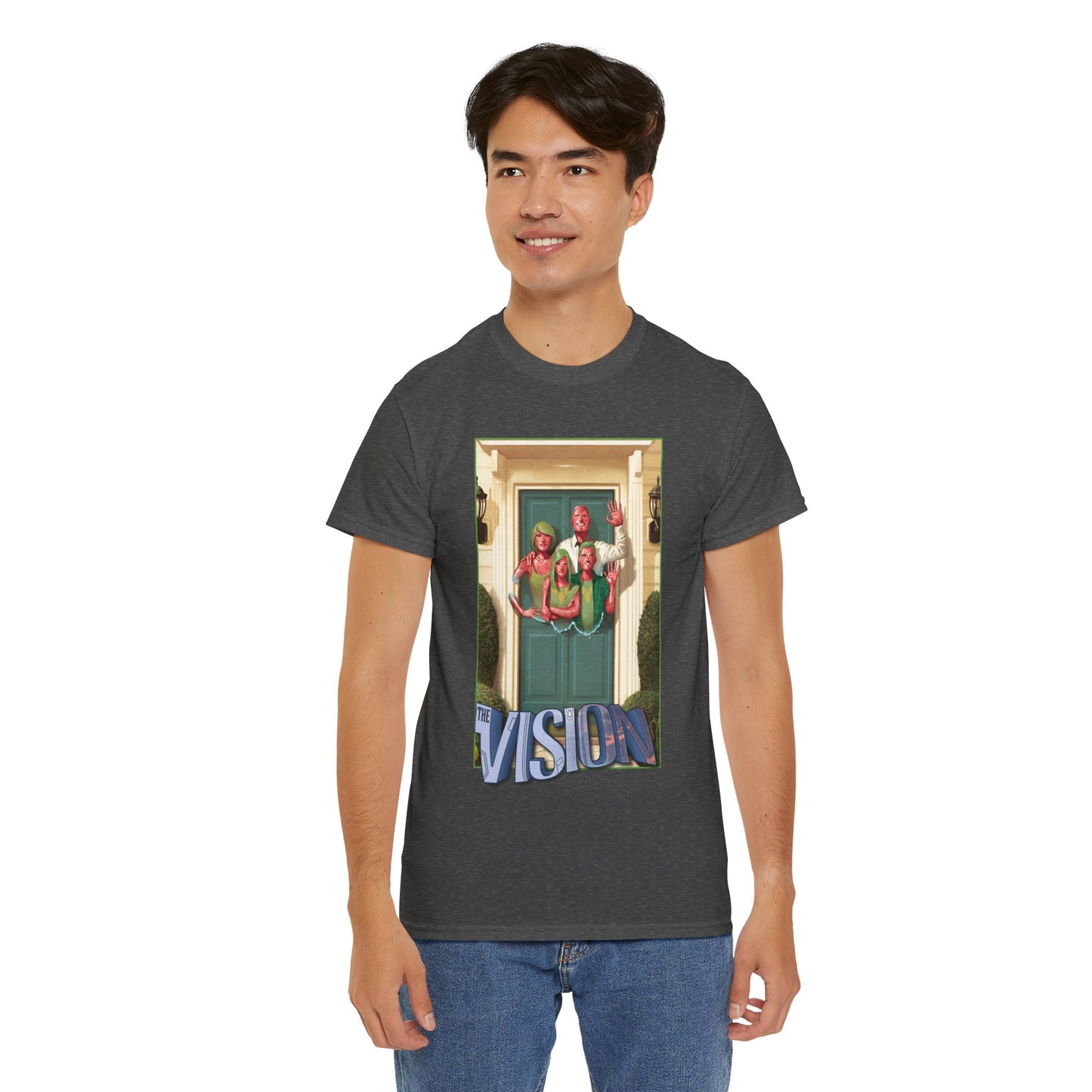 Vision T-Shirt - Mike Del Mundo Art - Avengers Member - The Visions Family - Tom King Story - Future MCU Series - Marvel Comics