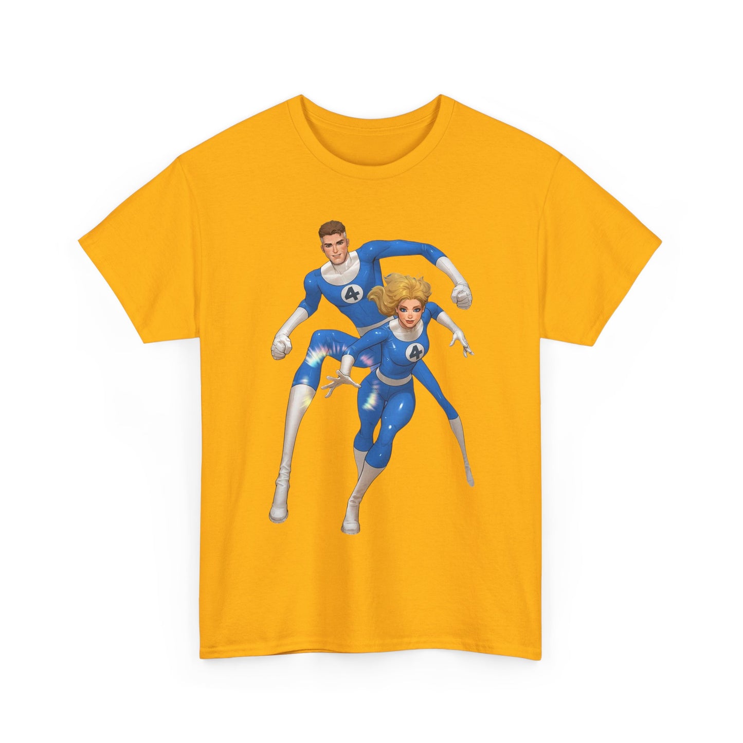 Mr. Fantastic & Invisible Woman T-Shirt - David Nakayama Art - Fantastic Four - Marvel Comics