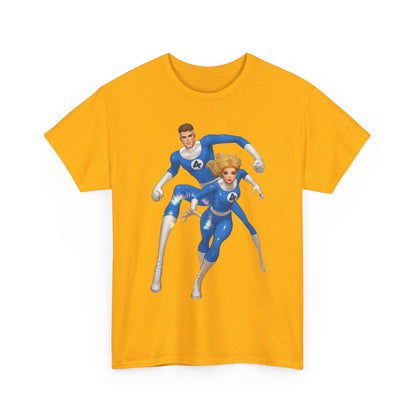 Mr. Fantastic & Invisible Woman T-Shirt - David Nakayama Art - Fantastic Four - Marvel Comics