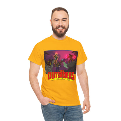 Outsiders T-Shirt - Batman: Brave & Bold Series - Halo, Geo-Force, Black Lightning, Katana, Metamorpho - DC Comics