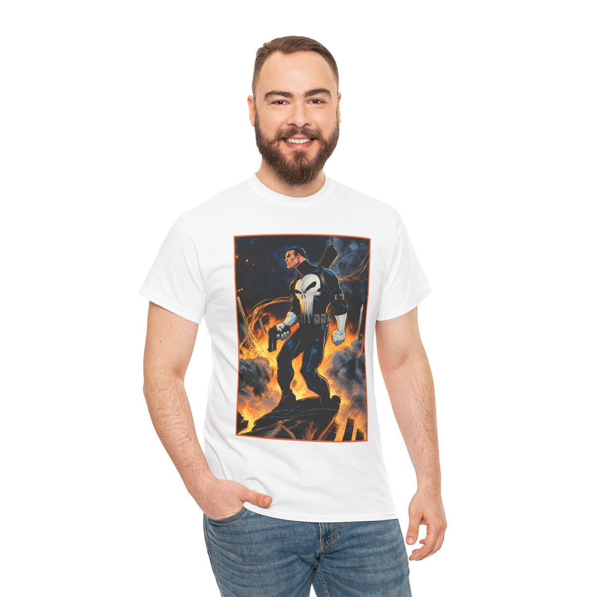 Punisher T-Shirt - Larry Stroman Art - Marvel Comics