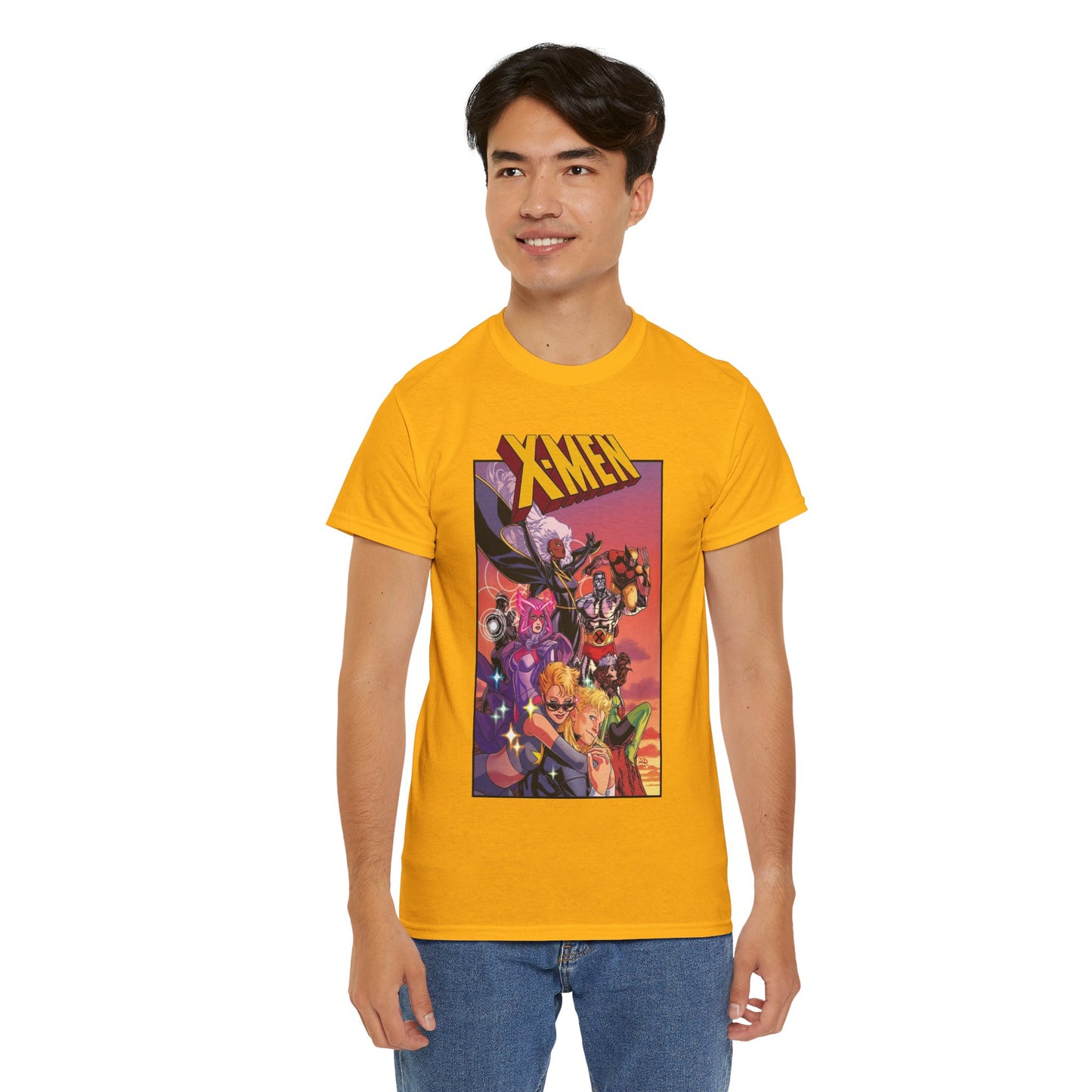 X-Men Outback T-Shirt - Russell Dauterman Art - Storm, Wolverine, Psylocke, Longshot, Havok, Rogue, Colossus, Dazzler - Marvel Comics
