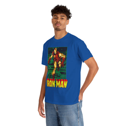 Iron Man T-Shirt - John Byrne Art - Tony Stark, Stark Industries - Avengers Member & Leader - Marvel Comics Armored Hero