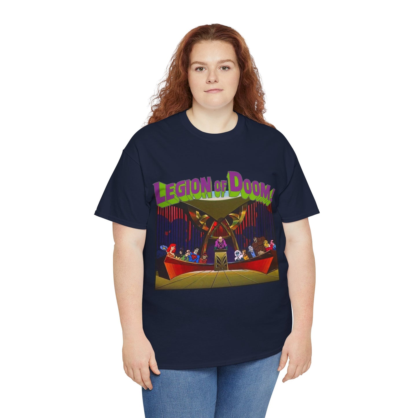 Legion of Doom T-Shirt - Super Friends Cartoon - Lex Luthor, Grodd, Brainiac, Giganta, Riddler, Bizarro, Scarecrow, Hanna-Barbera Animation