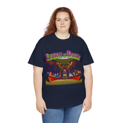 Legion of Doom T-Shirt - Super Friends Cartoon - Lex Luthor, Grodd, Brainiac, Giganta, Riddler, Bizarro, Scarecrow, Hanna-Barbera Animation