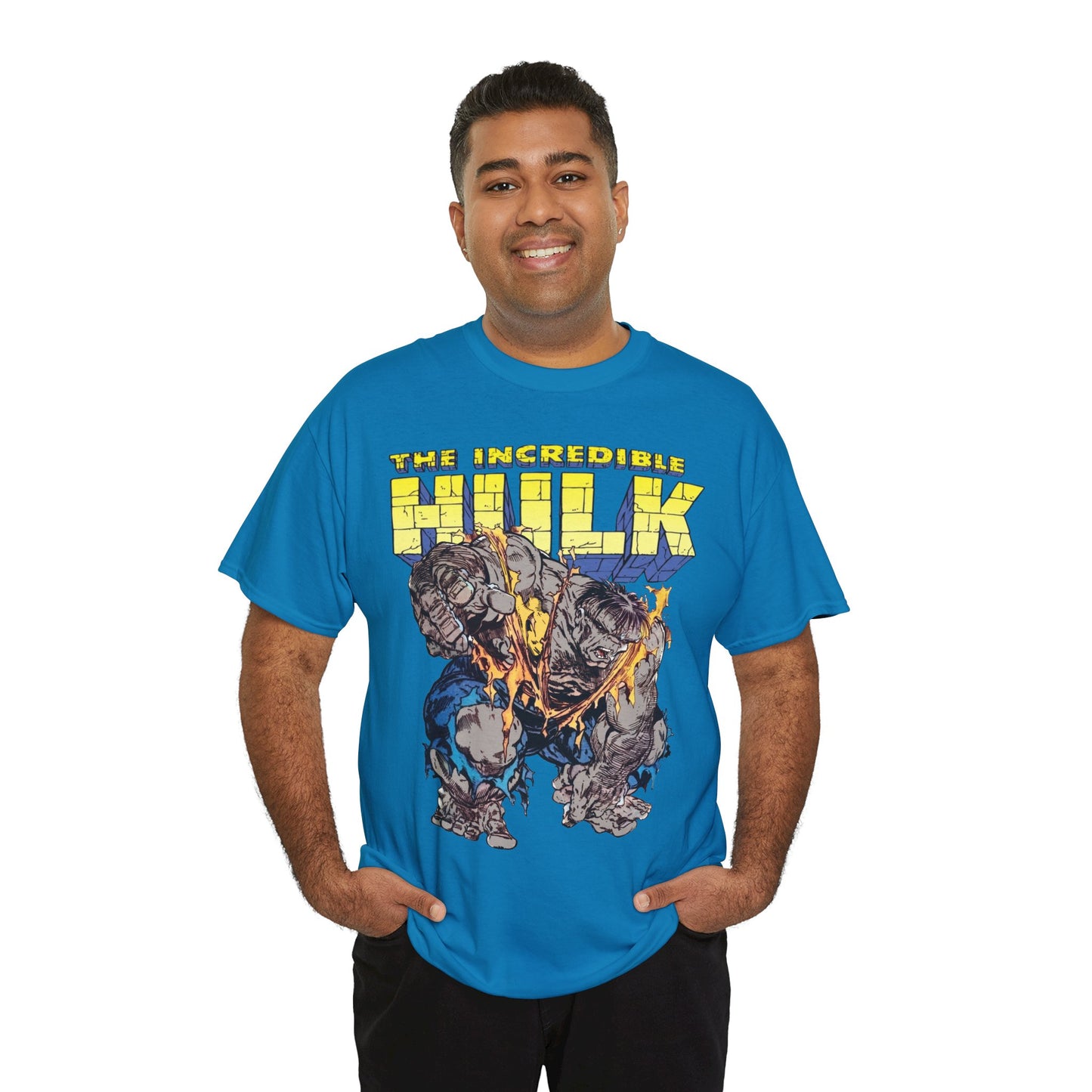 Incredible Hulk T-Shirt - Todd McFarlane Art - Marvel Comics - Grey Hulk, Bruce Banner