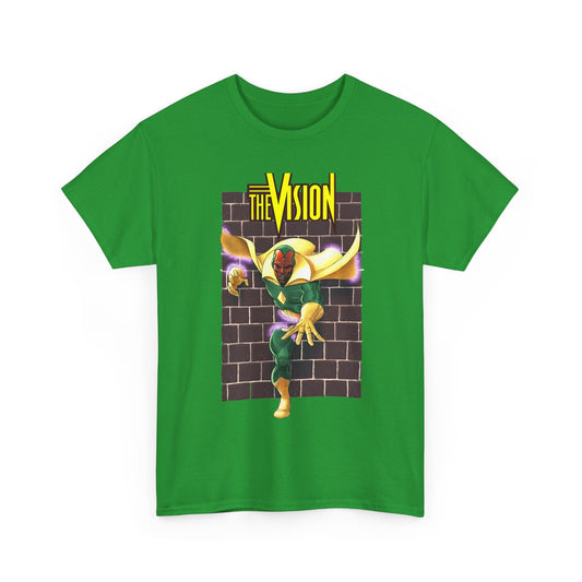 Vision T-Shirt - George Perez Art - Avengers Member - Scarlet Witch Husband - Android - Marvel Comics