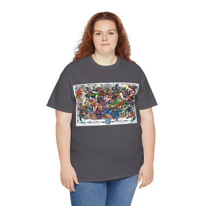 Avengers T-Shirt - George Perez Art - Poster Art of Basically Every Avenger - Marvel Comics