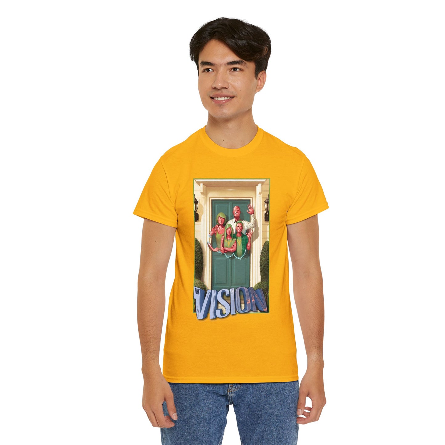 Vision T-Shirt - Mike Del Mundo Art - Avengers Member - The Visions Family - Tom King Story - Future MCU Series - Marvel Comics