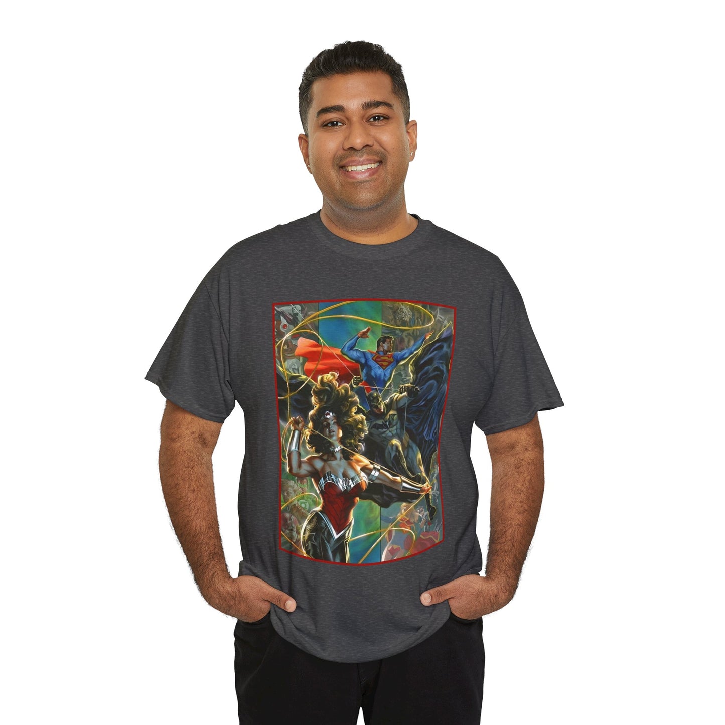 DC Trinity T-Shirt - Felipe Massafera Art - Batman, Wonder Woman, Superman - New 52 - DC Comics