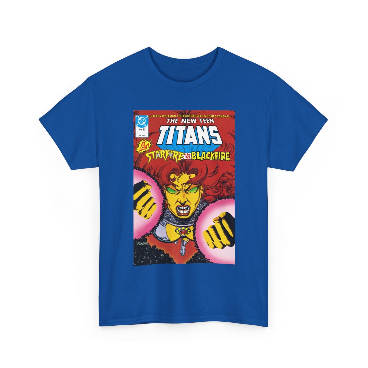 Starfire T-Shirt - George Perez Art - New Teen Titans #23 Cover - DC Comics