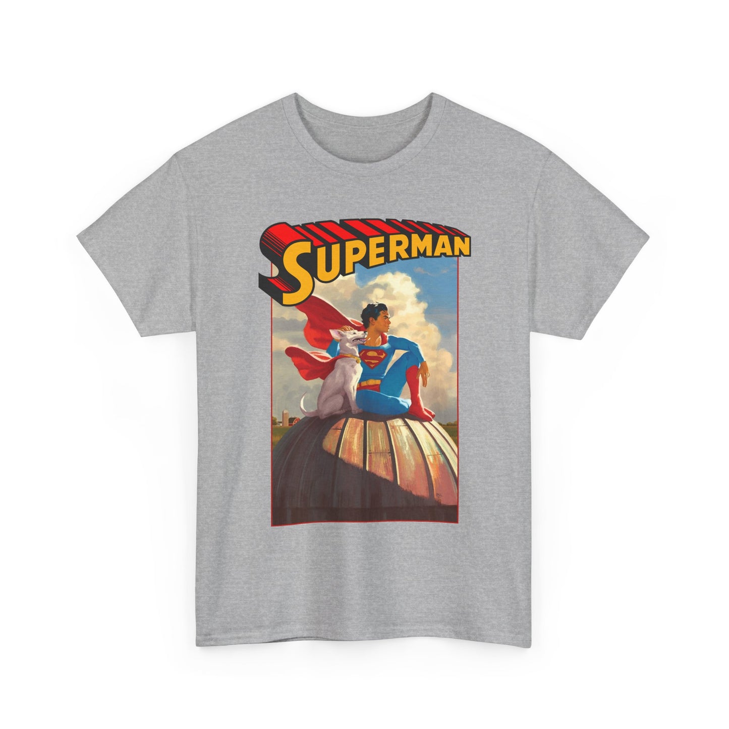 Superman & Krypto T-Shirt - 2025 Movie - Superdog from Krypton - Man of Steel, Smallville - DC Comics