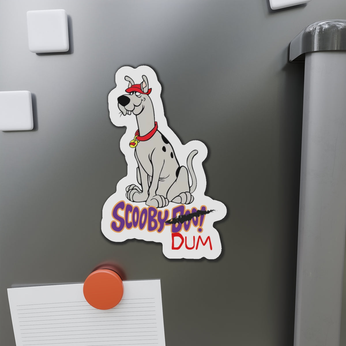 Scooby-Dum Die-Cut Magnet - Hanna-Barbera Cartoon Character - Scooby Doo's Cousin - 3", 4", 5", 6"