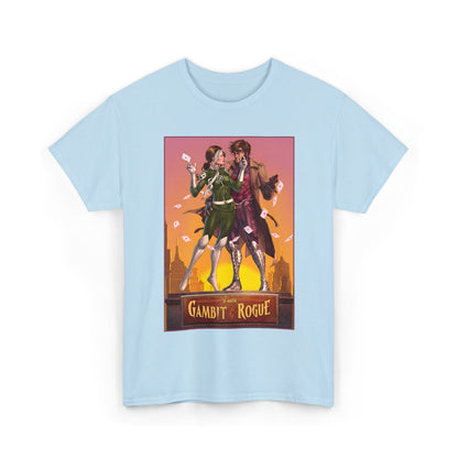 Gambit & Rogue T-Shirt - Mike Choi Art - Popular X-Men Members - Marvel Comics