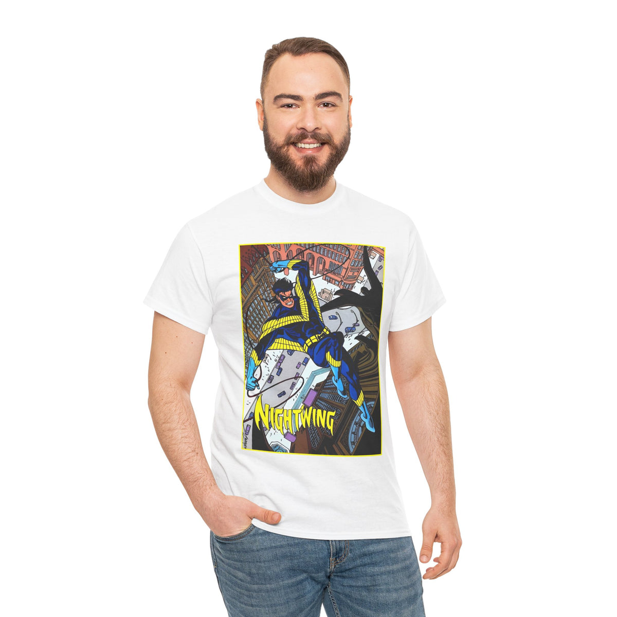 Nightwing T-Shirt - José Luis García-López Art - New Teen Titans Leader - DC Comics