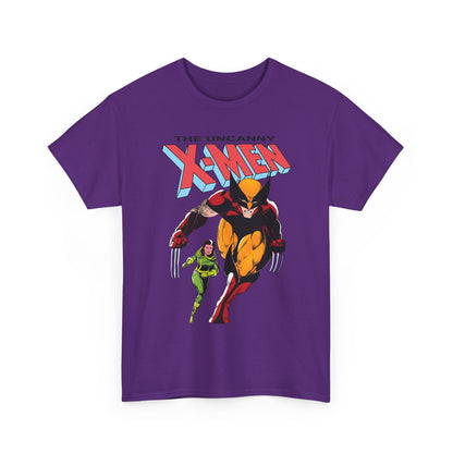 Wolverine & Rogue T-Shirt - Paul Smith Art - X-Member, Mutants - Marvel Comics - Uncanny X-Men #173 Cover - Logan