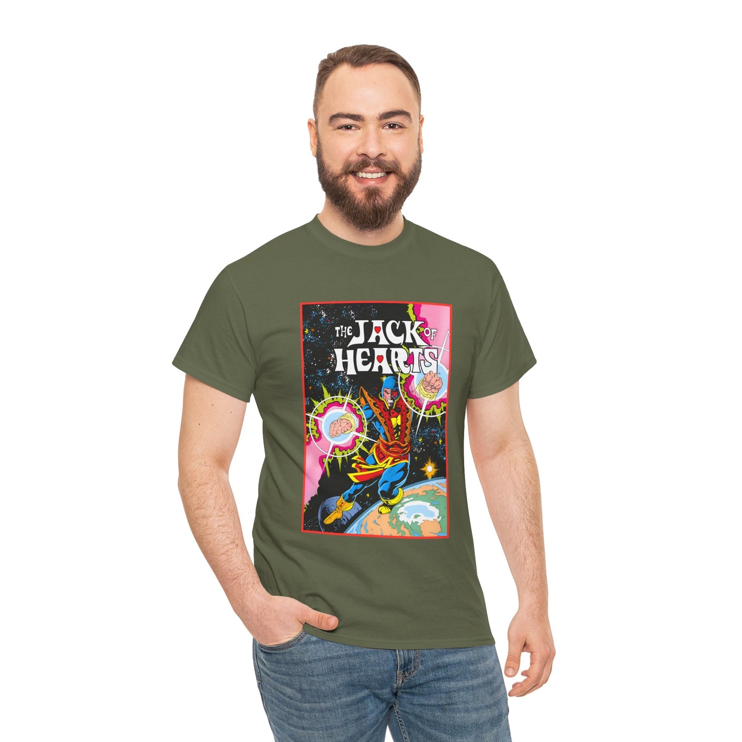 Jack of Hearts T-Shirt - Marvel Comics - Avengers Member - She-Hulk Beau - Zero Fluid - Popular 80s Character