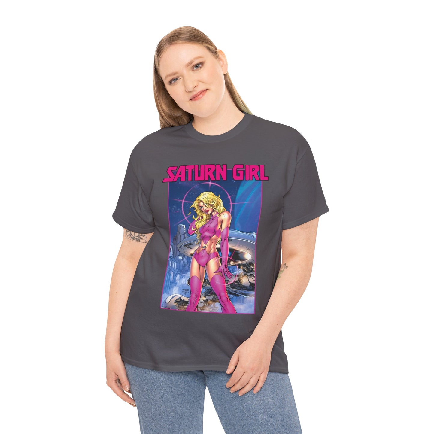 Saturn Girl T-Shirt - Jim Lee Art - Legion of Super-Heroes Founding Member - DC Comics