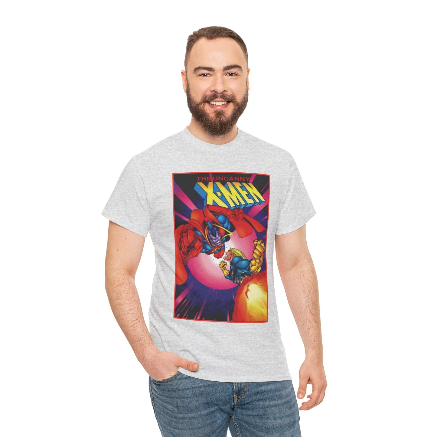 Uncanny X-Men T-Shirt - Joe Madureira Art - #341 Cover Art - Cannonball Vs Gladiator - Marvel Comics