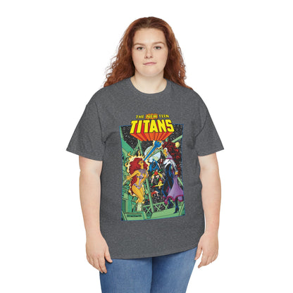 New Teen Titans T-Shirt - George Perez Art - Starfire Vs Blackfire - DC Comics