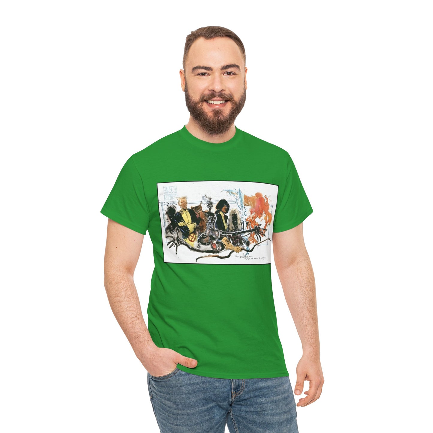 New Mutants T-Shirt - Bill Sienkiewicz Art - X-Men Team - Marvel Comics