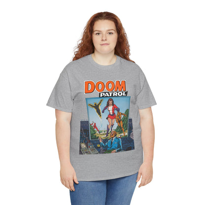 Doom Patrol T-Shirt - George Perez Art - Elasti-Girl, Robotman, Negative Man, The Chief - DC Comics Digest Cover Art