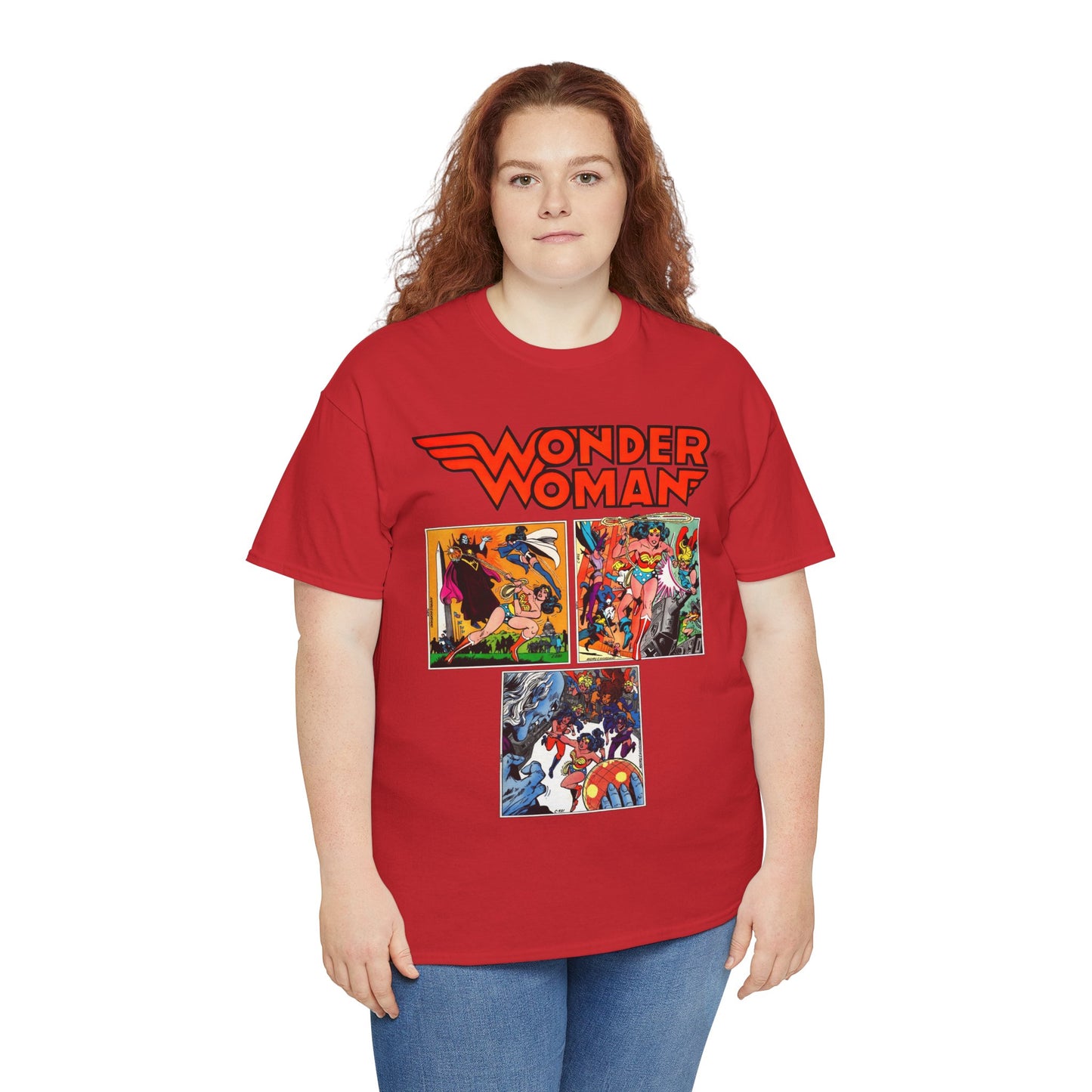 Wonder Woman T-Shirt - Ross Andru & Dick Giordano Art - Judgment in Infinity Story - Zatanna, Supergirl, Huntress, Power Girl, Raven, Wonder Girl, Starfire - DC Comics
