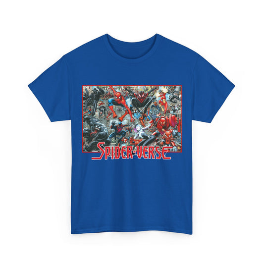 Spider-Verse T-Shirt - Arthur Adams Art - Spider-Man, Venom, Spider-Man 2099, Miles Morales, Spider-Woman - Marvel Comics