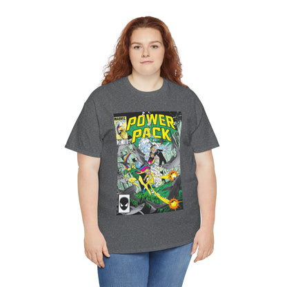 Power Pack #10 T-Shirt - With Marrina from Alpha Flight - Marvel Comics