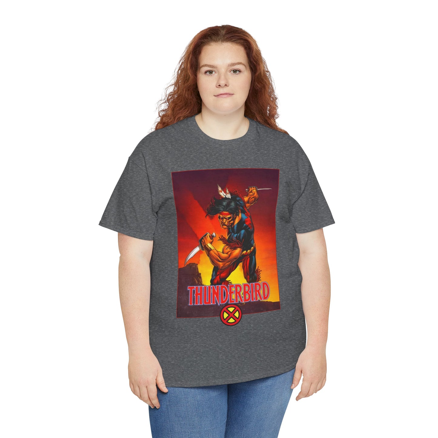 Thunderbird T-Shirt - John Proudstar, Original X-Men Member - Apache Native American - Marvel Comics
