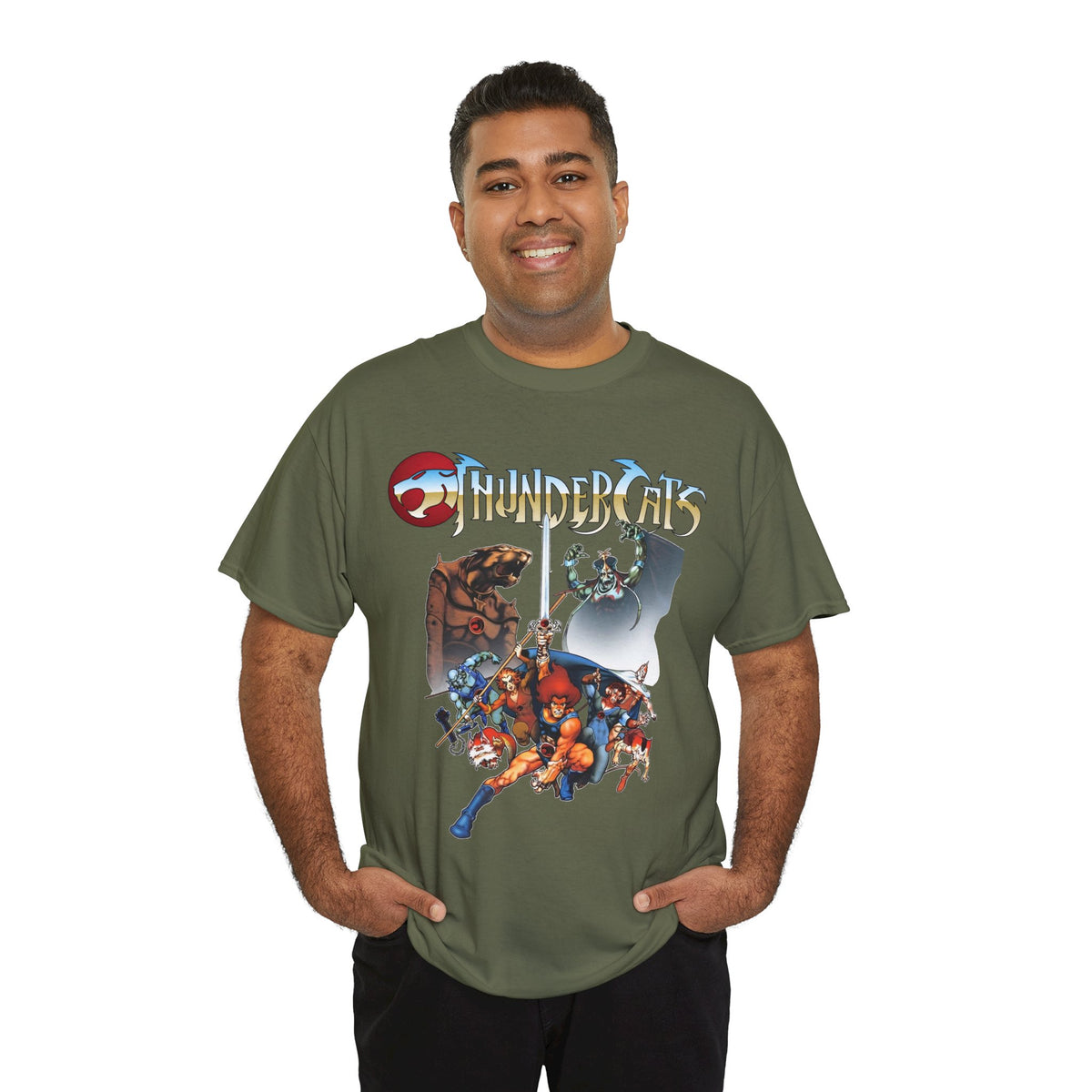 Thundercats T-Shirt - Lion-O, Panthro, Cheetara, Tygra, Snarf, WilyKit and WilyKat, Mumm-Ra