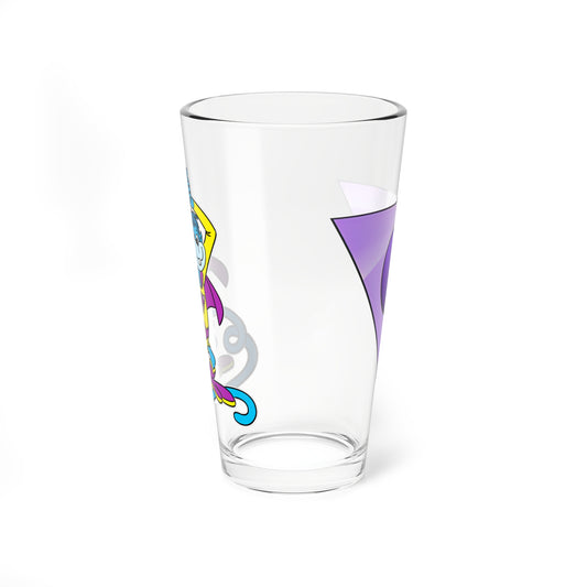 Gleek Pint Glass, 16oz - Wonder Twins Mascot - Super Friends Pet Monkey from Exxor - DC Comics - Zan & Jayna