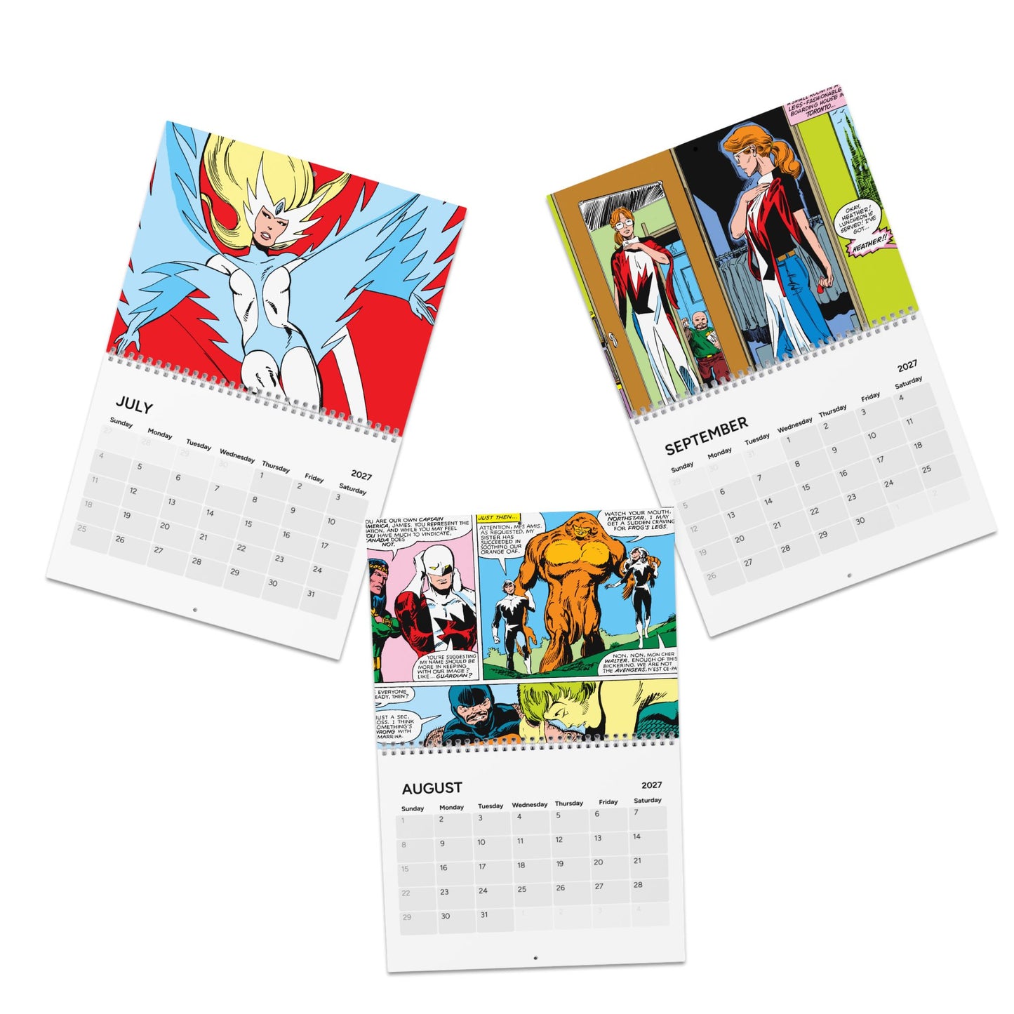 Alpha Flight Calendar (2027) - John Byrne Art