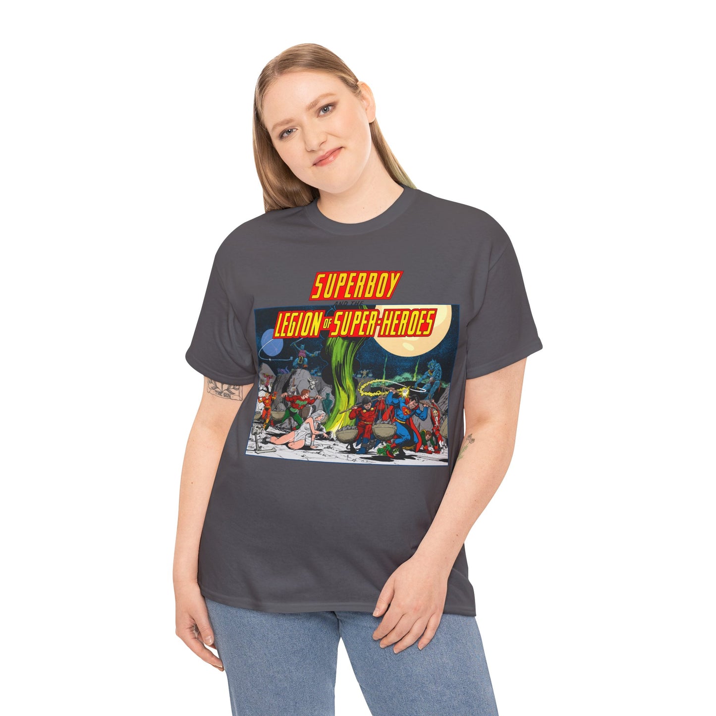 Superboy & Legion of Super-Heroes T-Shirt - Jim Starlin Art - DC Comics