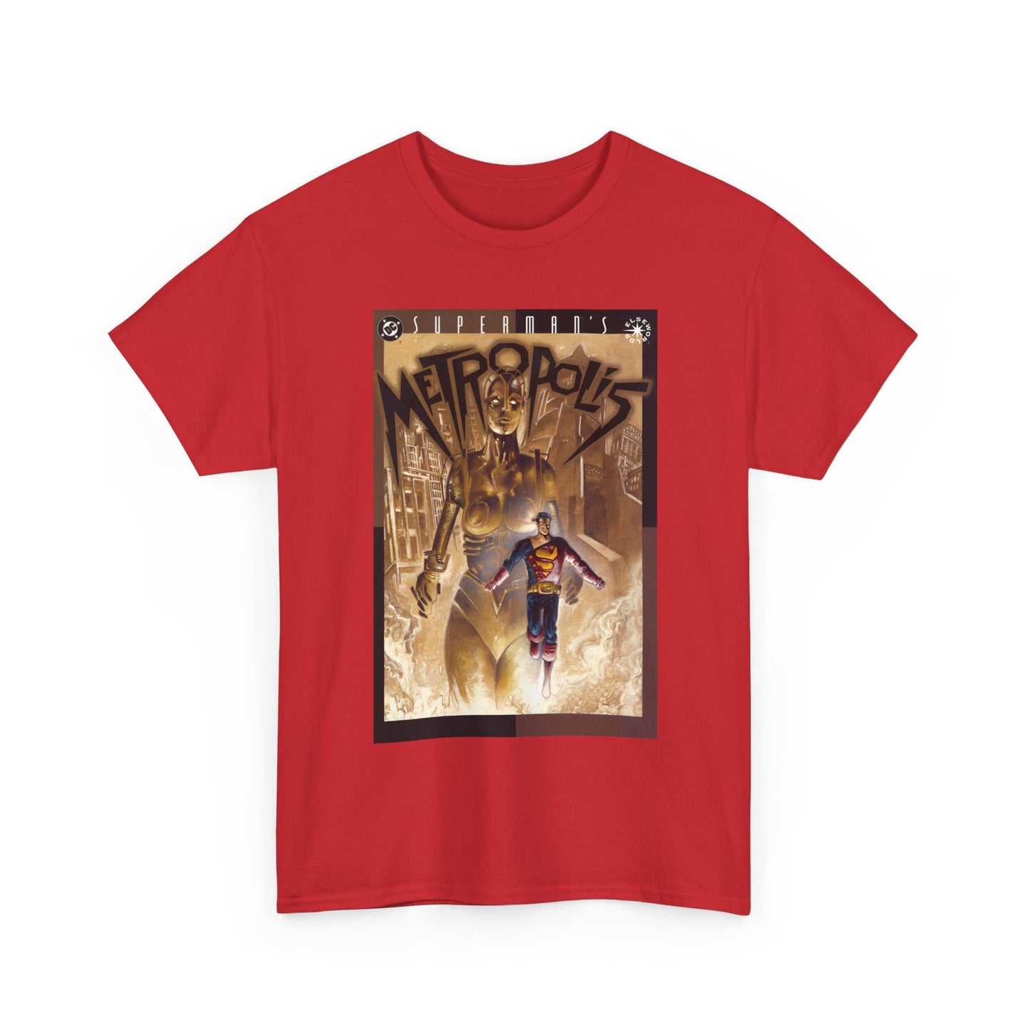 Superman's Metropolis T-Shirt - Ted McKeever Art - Elseworlds Art Based on Fritz Lang's Movie - DC Comics