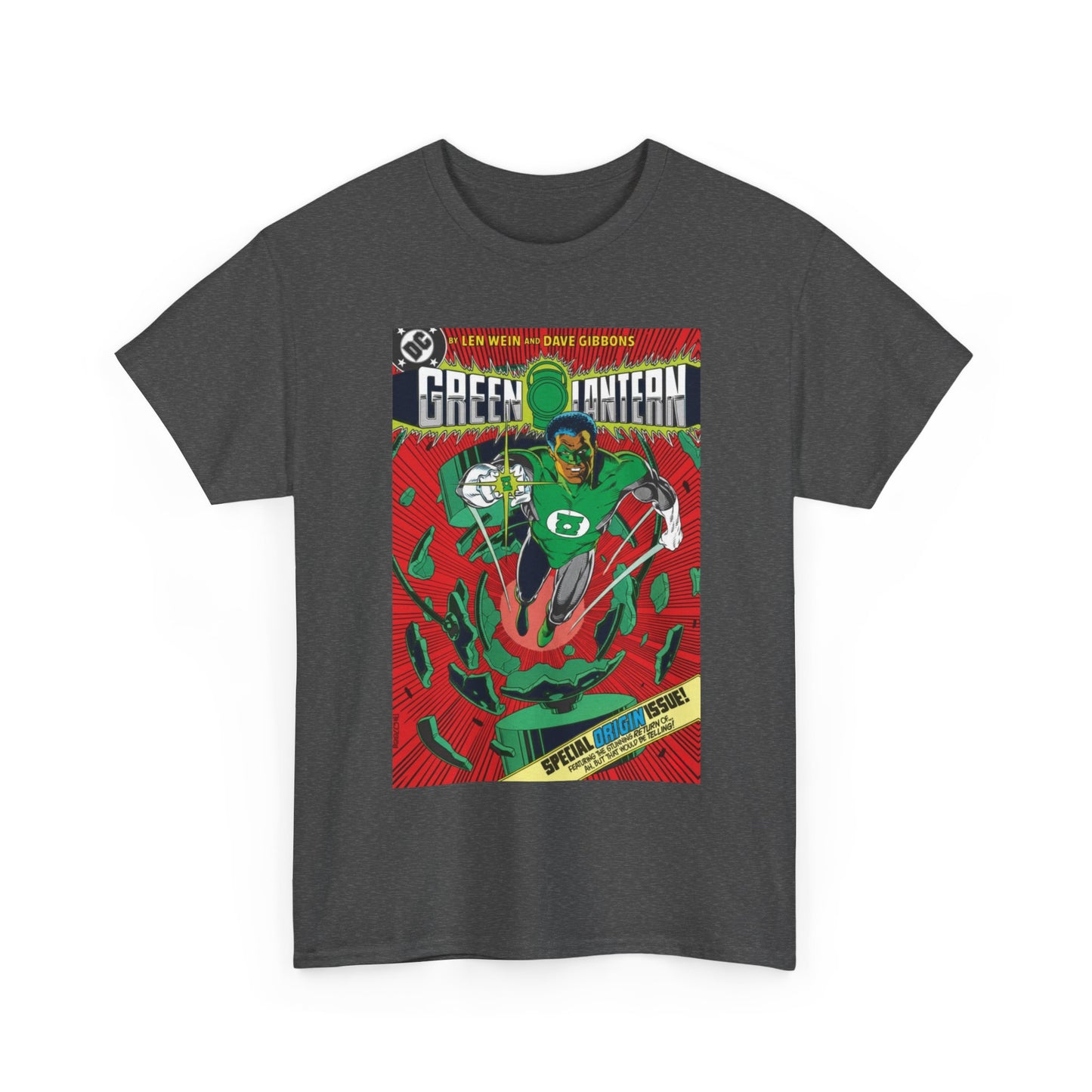 Green Lantern #185 T-Shirt - Dave Gibbons Art - John Stewart Origin Issue - DC Comics