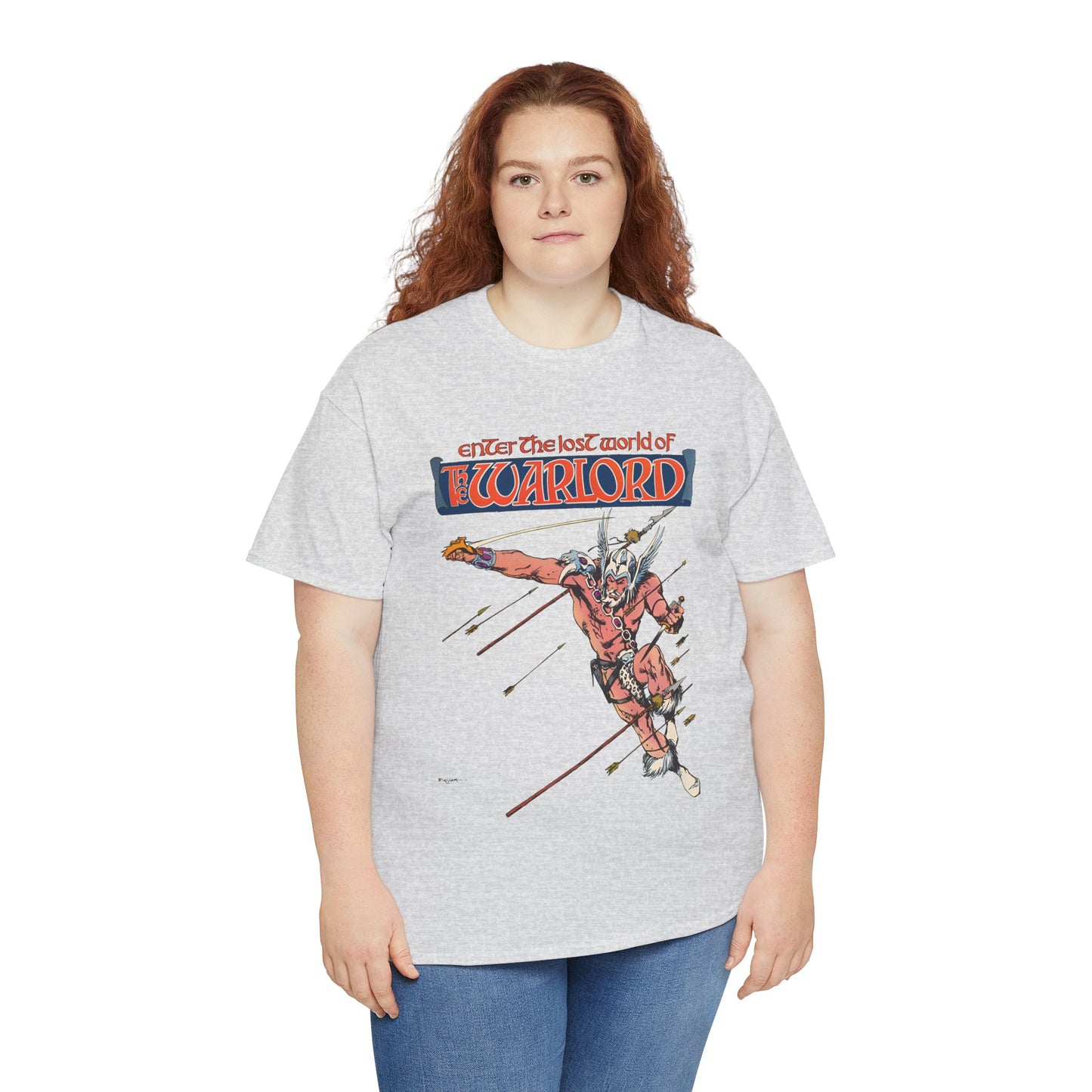 Warlord T-Shirt - Jerry Bingham Art - Travis Morgan, Skartaris - DC Comics