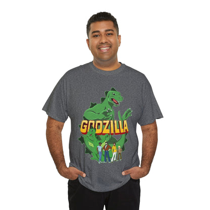 Godzilla T-Shirt - Popular 1970s Hanna-Barbera Cartoon - Godzooky - Retro 70s Animation - Toho - King of the Monsters