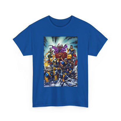 X-Men Revolution T-Shirt - Arthur Adams Art - Jean Grey, Storm, Wolverine, Cable, Rogue, Beast, Colossus, Gambit, Nightcrawler, Psylocke, Thunderbird III - Marvel Comics